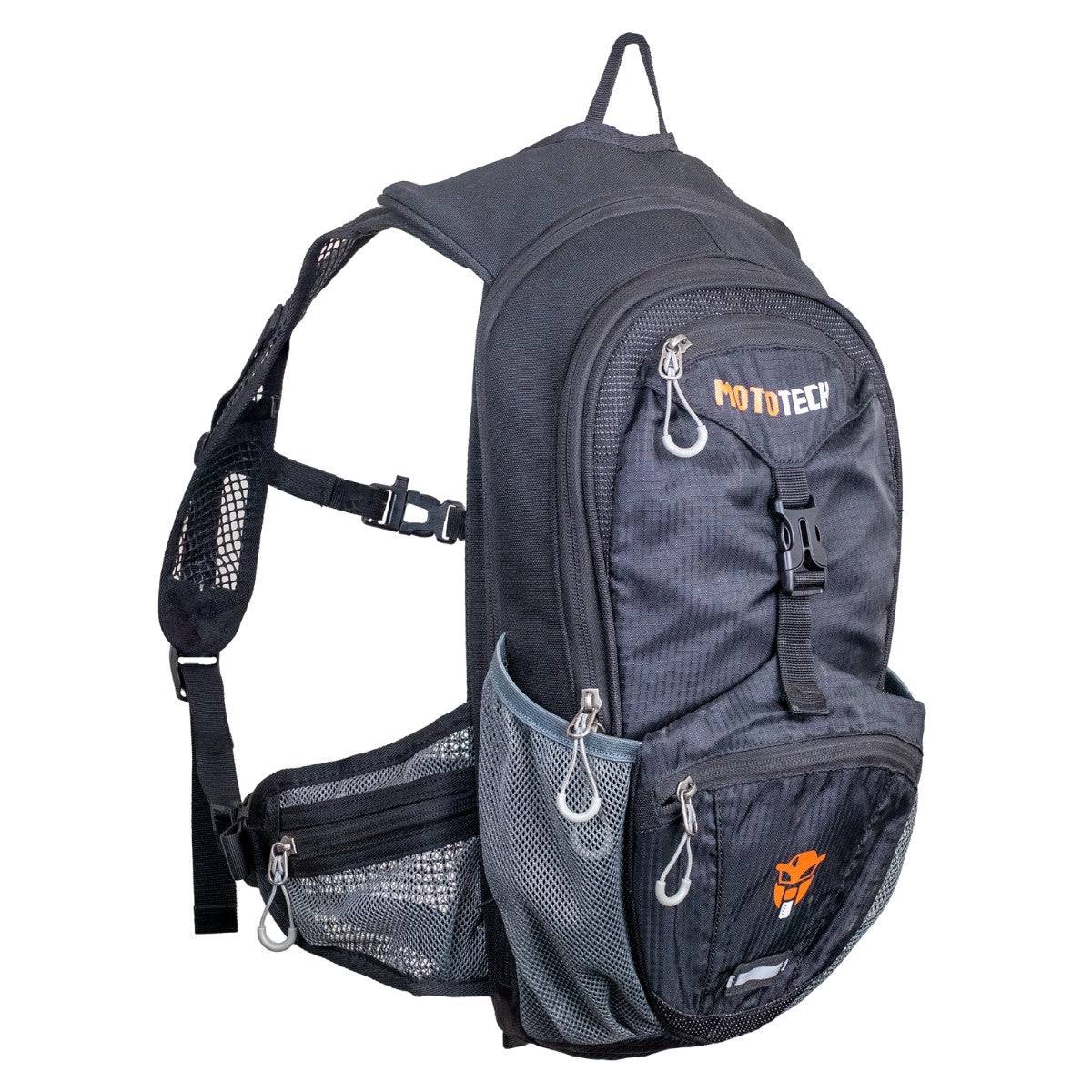 Stealth Hydration Backpack with Rain Cover - 8 Litres - Black - OutdoorTravelGear.com