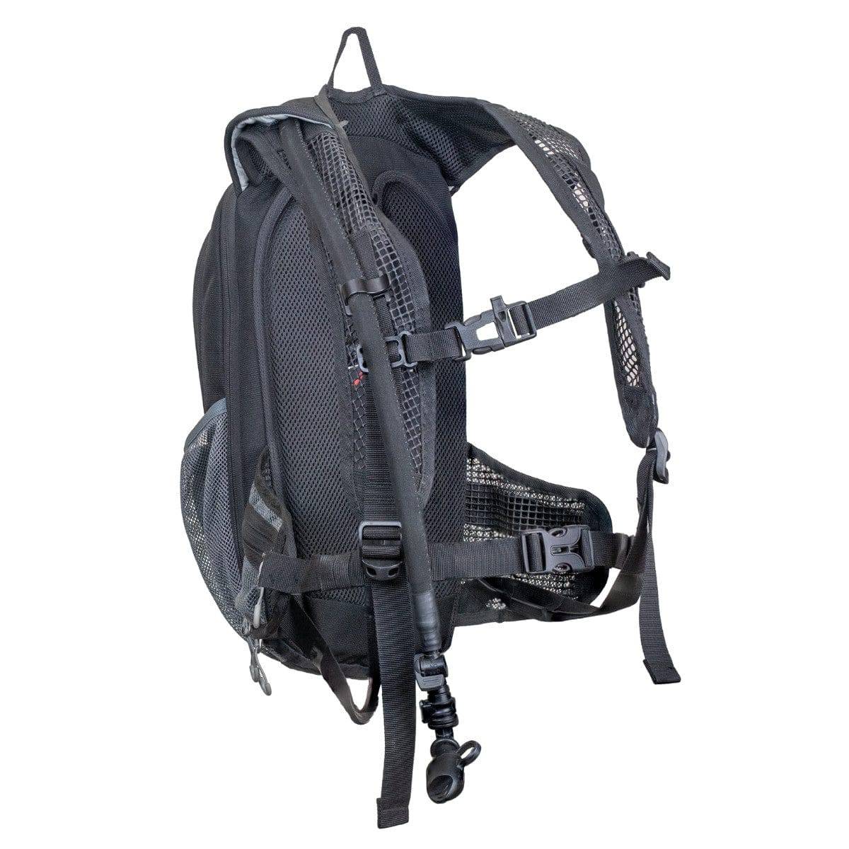 Stealth Hydration Backpack with Rain Cover - 8 Litres - Black - OutdoorTravelGear.com