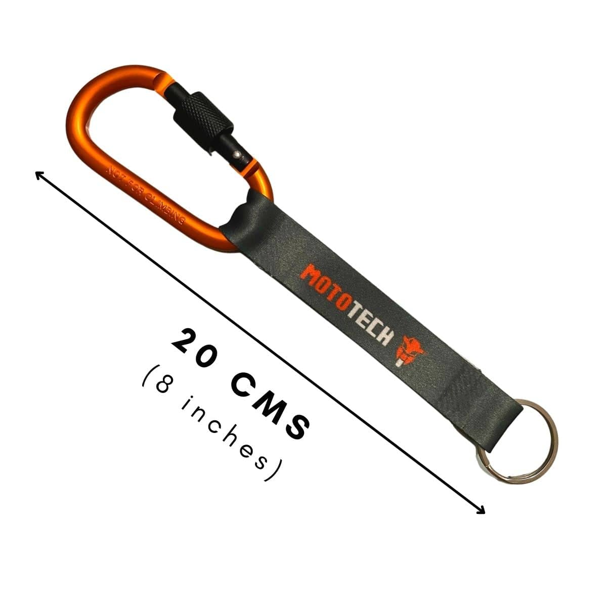 Accessory Carabiner with Key Ring - OutdoorTravelGear.com