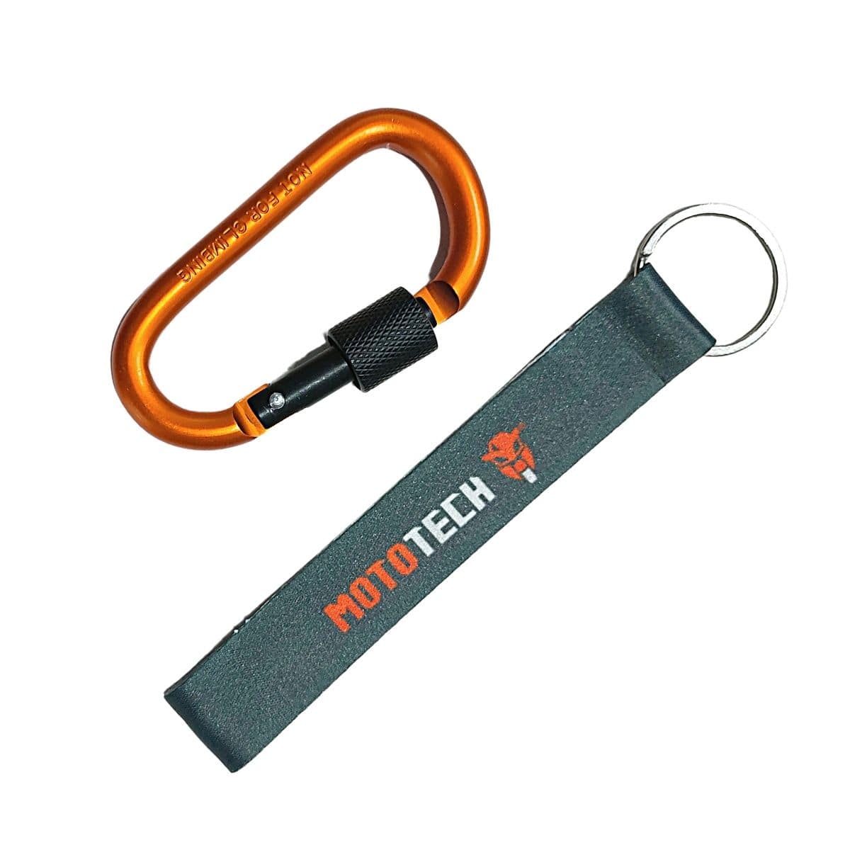 Accessory Carabiner with Key Ring - OutdoorTravelGear.com