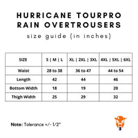 Hurricane TourPro Rain Overtrousers with Cargo Pockets - Waterproof Pants - Dark Grey - OutdoorTravelGear.com