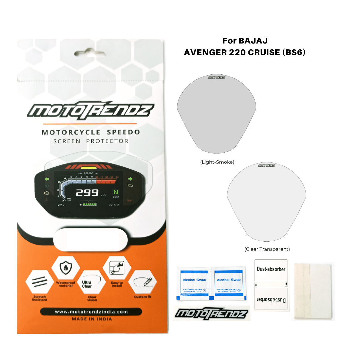 Speedo Screen Protector for Bajaj Avenger 220 (BS6) - OutdoorTravelGear.com