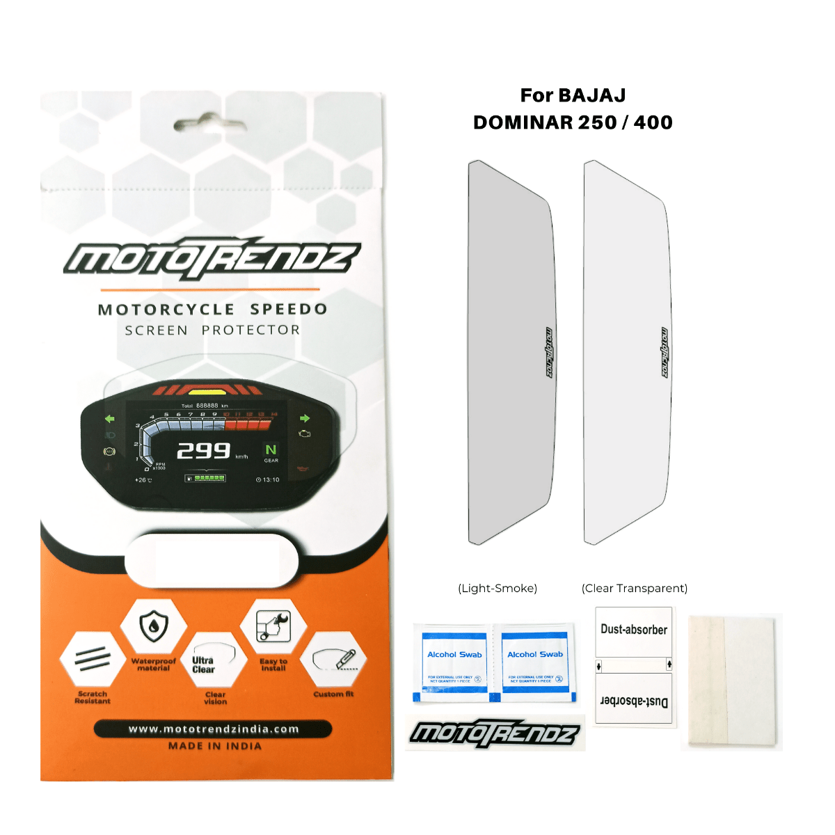 Speedo Screen Protector for Bajaj Dominar 250/400 - OutdoorTravelGear.com