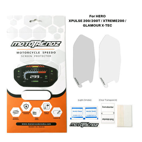 Speedo Screen Protector for Hero Xpulse 200/200T/Xtreme200S/Glamour X-Tec - OutdoorTravelGear.com