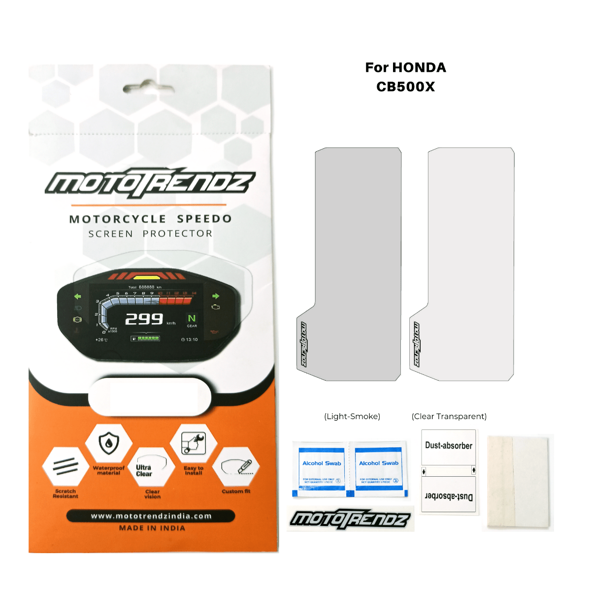 Speedo Screen Protector for Honda CB 500X/CB 650R/CBR 650R (BS6) - OutdoorTravelGear.com