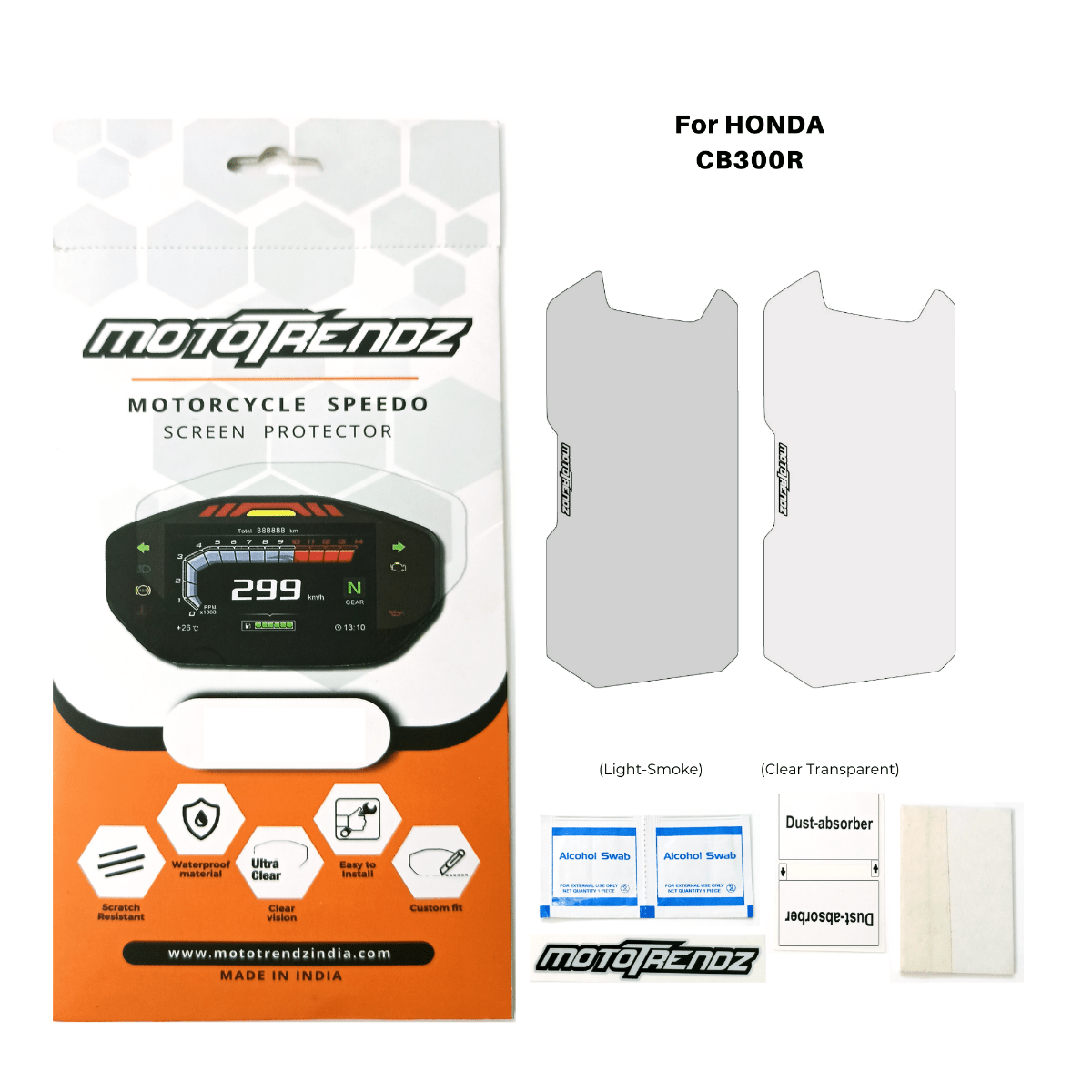 Speedo Screen Protector for Honda CB300R/CB300F - OutdoorTravelGear.com