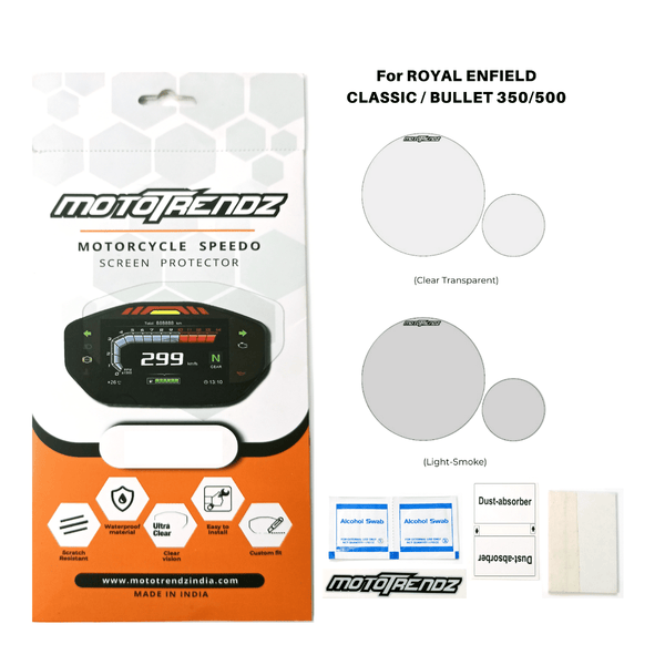 Speedo Screen Protector for Royal Enfield Classic / Bullet - OutdoorTravelGear.com