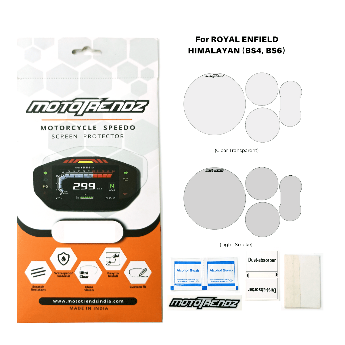 Speedo Screen Protector for Royal Enfield Himalayan (BS4, BS6) +Navigation - OutdoorTravelGear.com