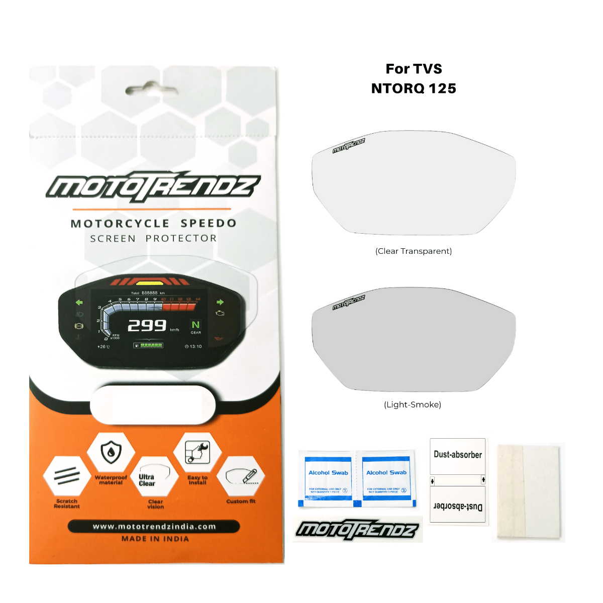 Speedo Screen Protector for TVS NTORQ - OutdoorTravelGear.com