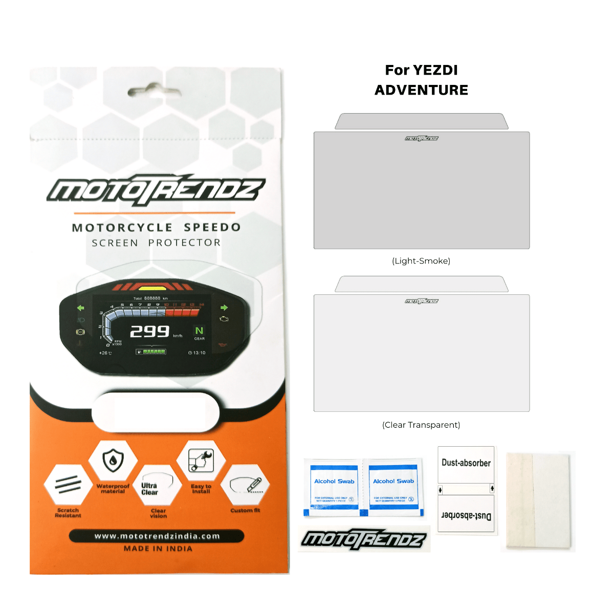 Speedo Screen Protector for Yezdi Adventure - OutdoorTravelGear.com