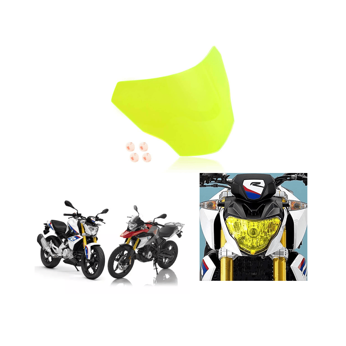 Headlight Screen Protector for BMW G310GS/G310R (BS4) - OutdoorTravelGear.com