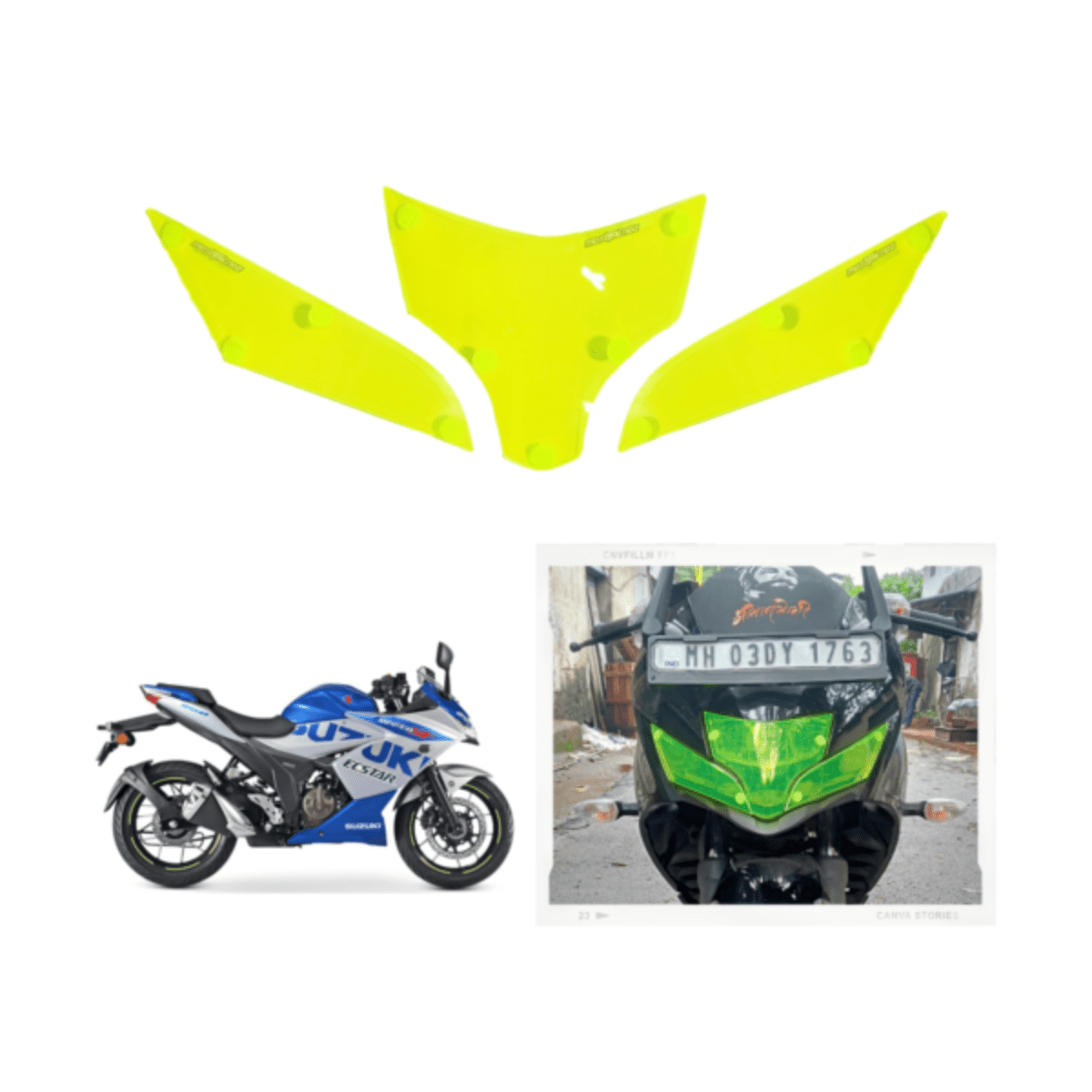 Headlight Screen Protector for Suzuki Gixxer SF (BS6) - OutdoorTravelGear.com