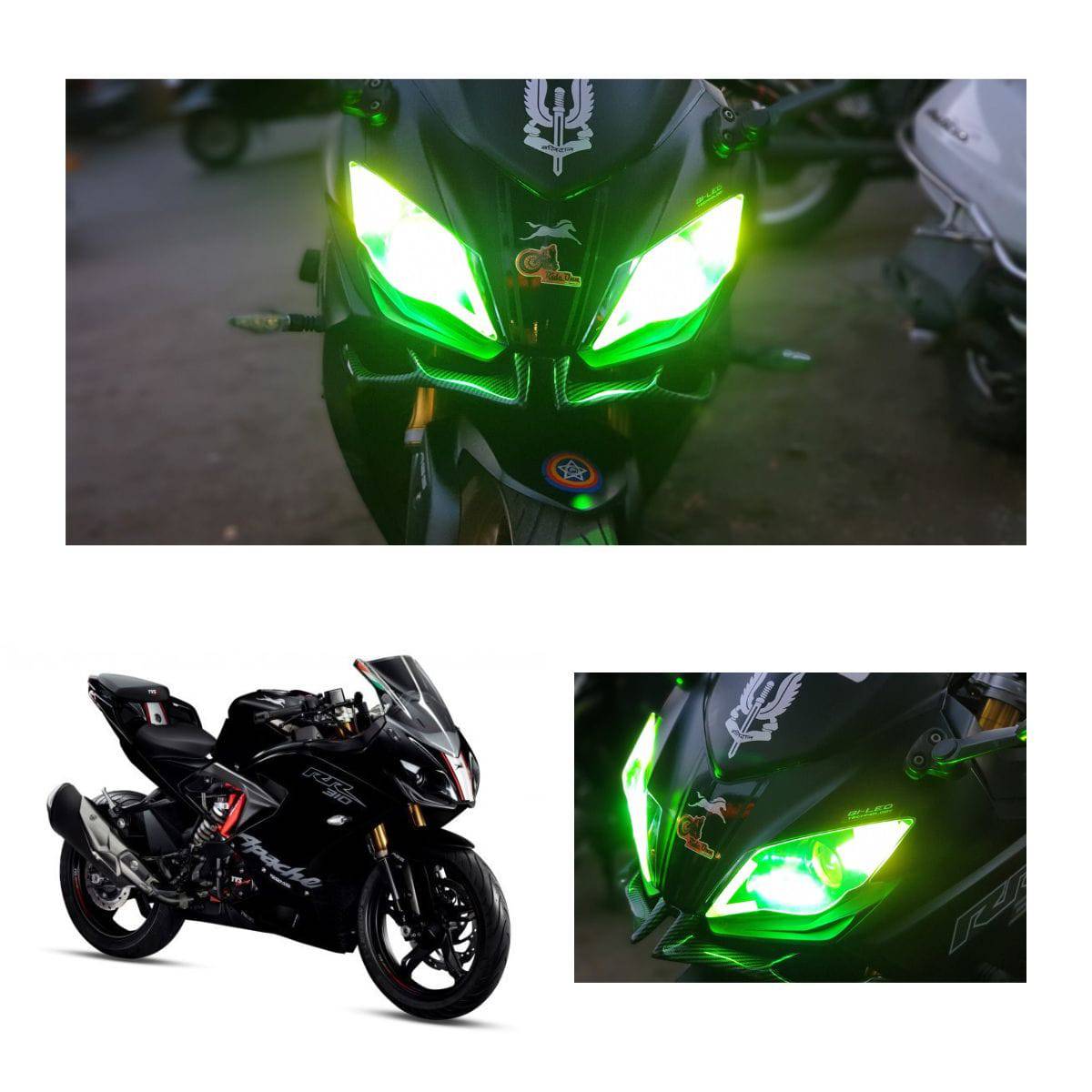 Headlight Screen Protector for TVS Apache RR 310 (BS4/BS6) - OutdoorTravelGear.com