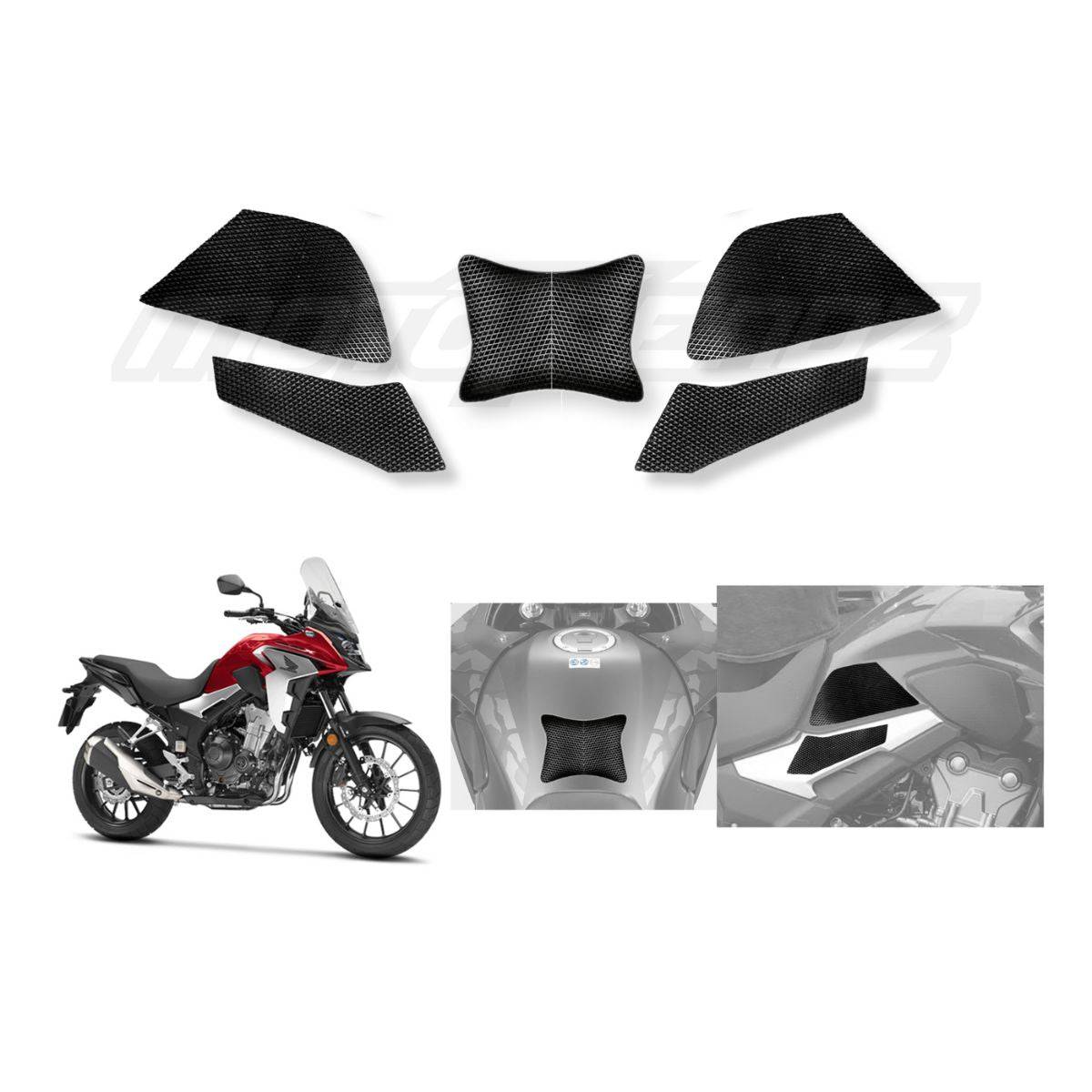 Traction Pads for Honda CB 500 X / 500 NX - OutdoorTravelGear.com