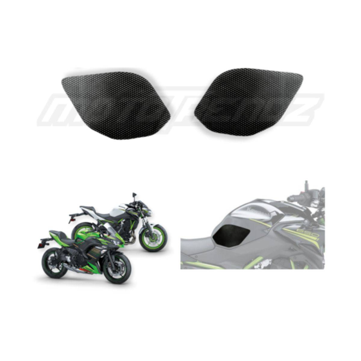 Traction Pads for Kawasaki Ninja 650/Z650 - OutdoorTravelGear.com