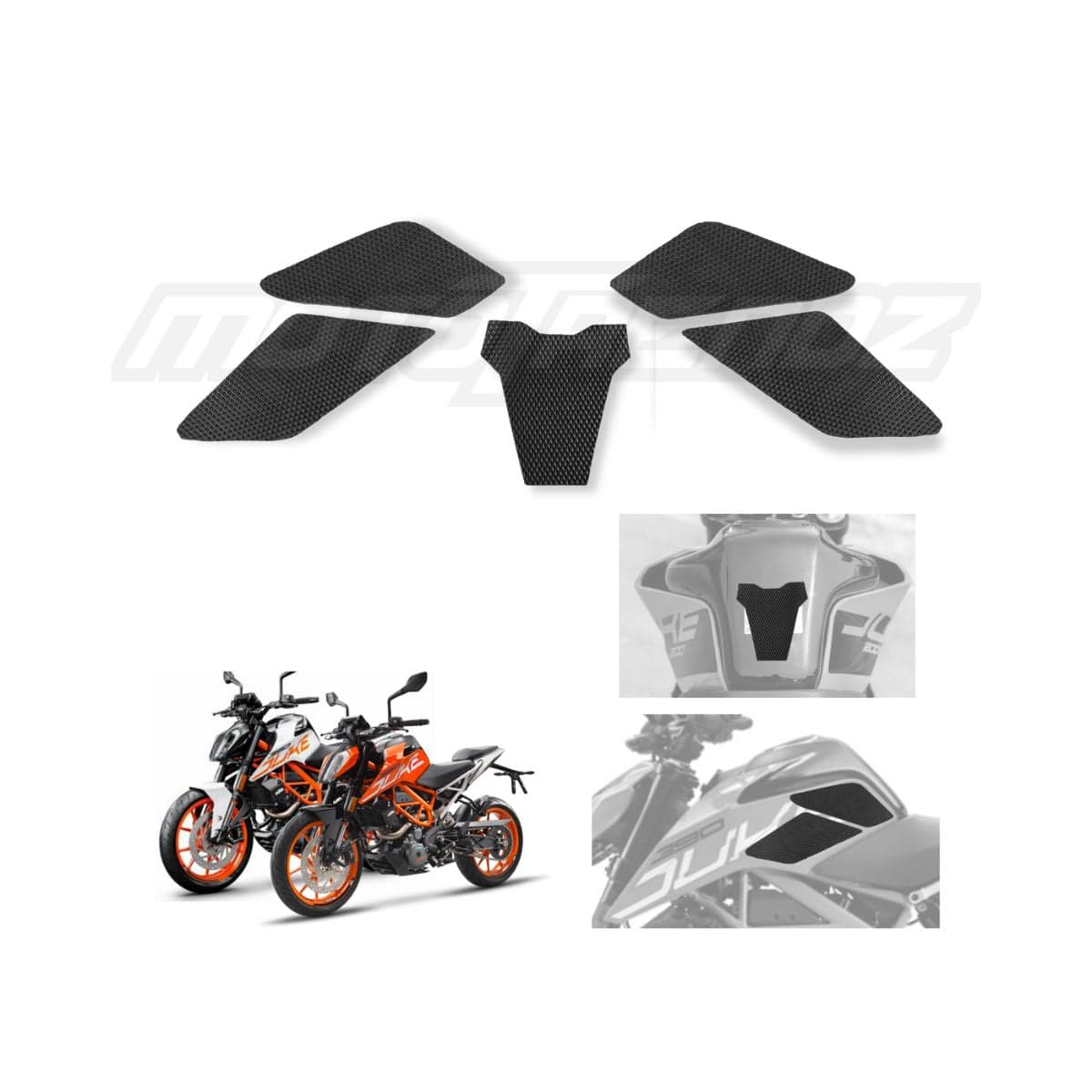 Traction Pads for KTM Duke (2017-2022 Model) 125/200/250/390 - OutdoorTravelGear.com