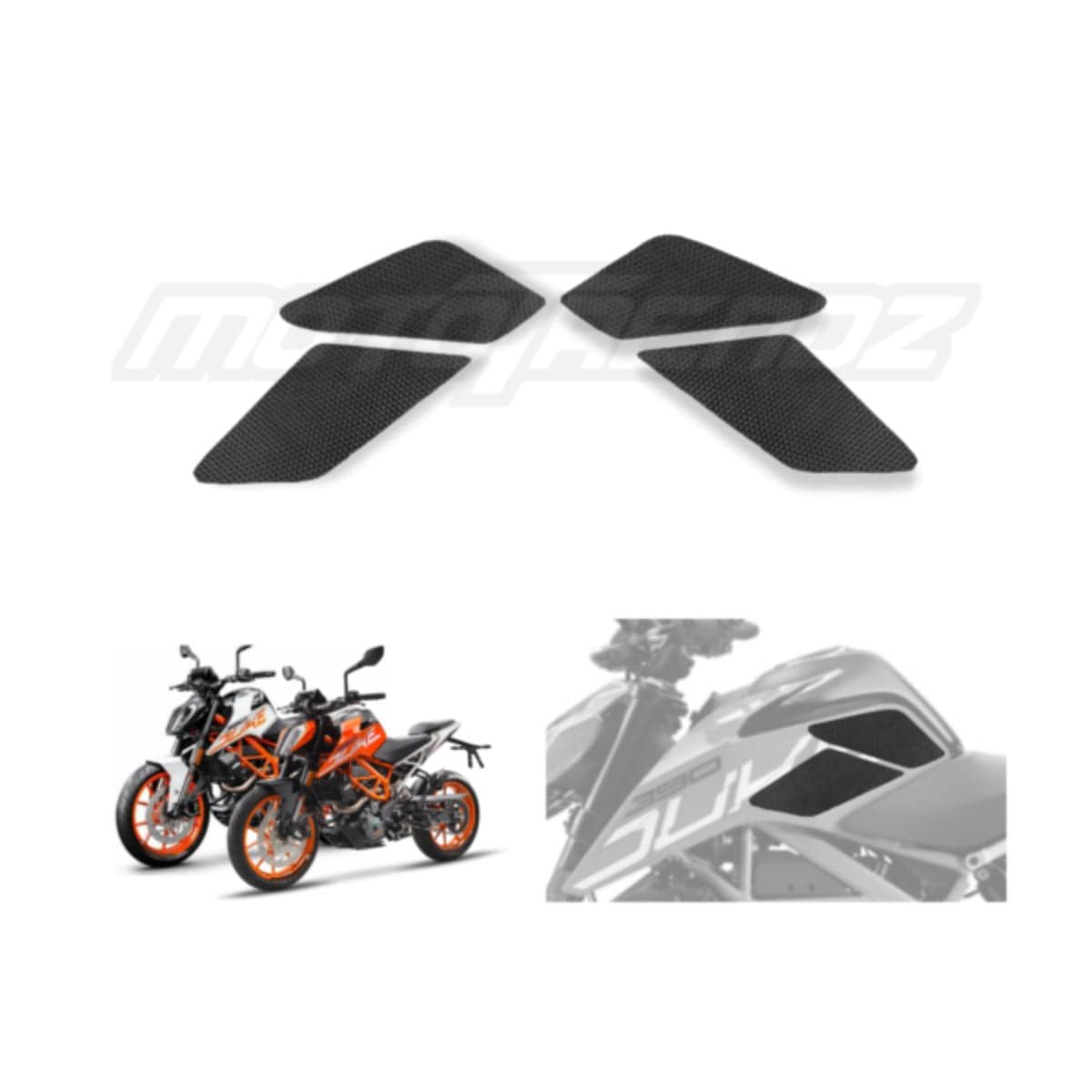 Traction Pads for KTM Duke (2017-2022 Model) 125/200/250/390 - OutdoorTravelGear.com