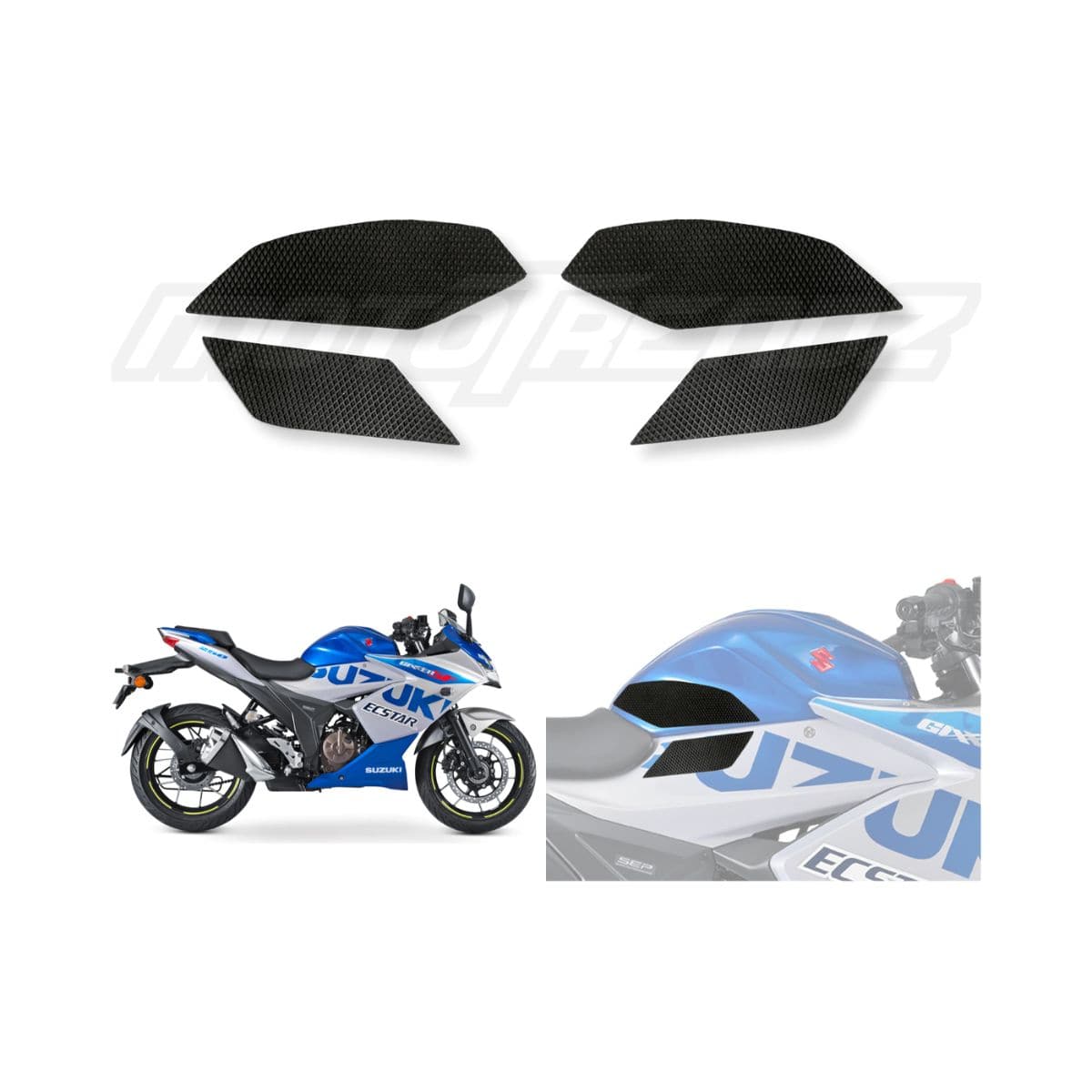 Traction Pads for Suzuki Gixxer SF 150/250 - OutdoorTravelGear.com