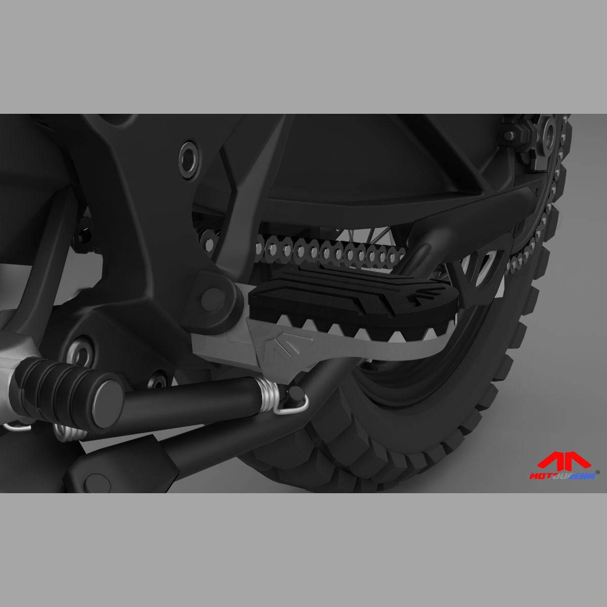 BMW 310 GS Adventurist Premium Adjustable Foot Pegs - OutdoorTravelGear.com