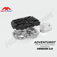 RE Himalayan 450 Adventurist Premium Adjustable Foot Pegs - Version 2.0 - OutdoorTravelGear.com