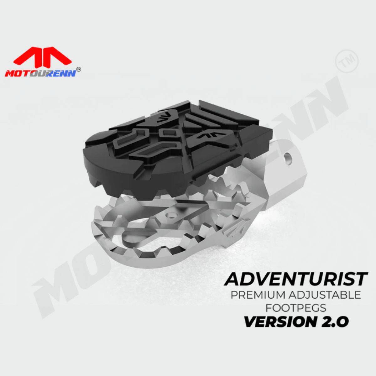 RE Himalayan 450 Adventurist Premium Adjustable Foot Pegs - Version 2.0 - OutdoorTravelGear.com