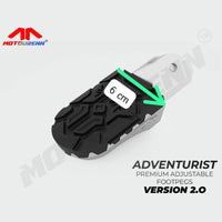 RE Himalayan 450 Adventurist Premium Adjustable Foot Pegs - Version 2.0 - OutdoorTravelGear.com