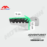 RE Himalayan 450 Adventurist Premium Adjustable Foot Pegs - Version 2.0 - OutdoorTravelGear.com