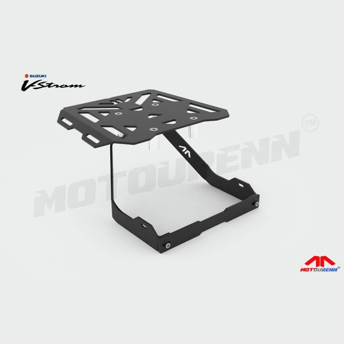 Suzuki V Strom 650 Top Rack - Aluminium - OutdoorTravelGear.com