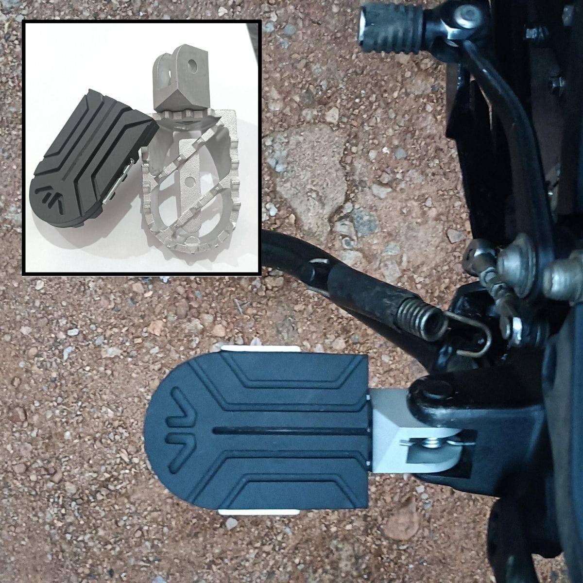 Yezdi Adventurist Premium Adjustable Foot Pegs - OutdoorTravelGear.com