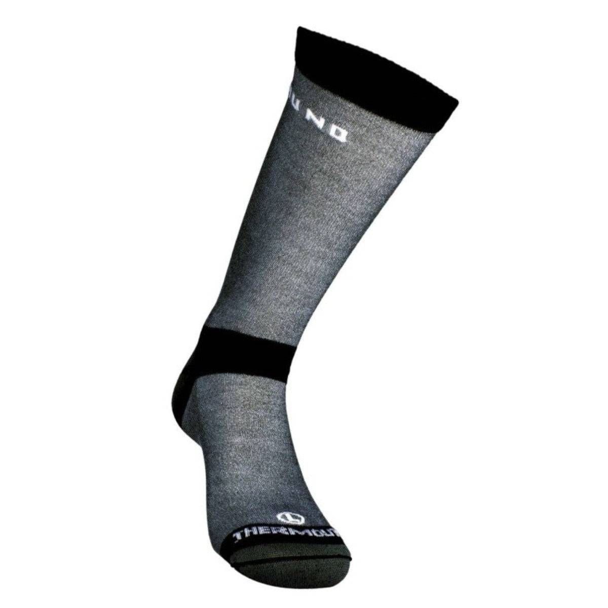 Elbrus Socks (-5º C to -15º C) - Grey+Black - OutdoorTravelGear.com