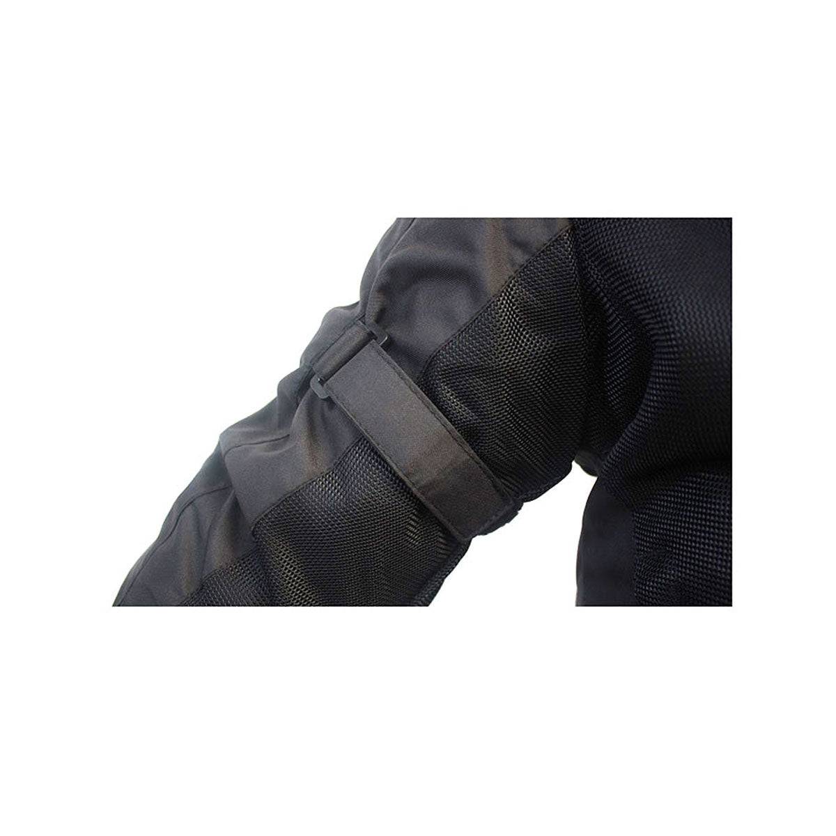 MotoTech Scrambler Air Motorcycle Riding Mesh Jacket v2 - Black (without armours and rain liner) - OutdoorTravelGear.com