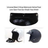 Replacement Visor Peak for Open Face Jet Helmets - Black - OutdoorTravelGear.com