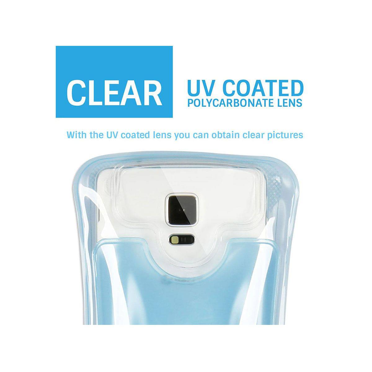 Dicapac Waterproof Phone Case WP-C2 - Fits upto 5.5 inch Screen - OutdoorTravelGear.com