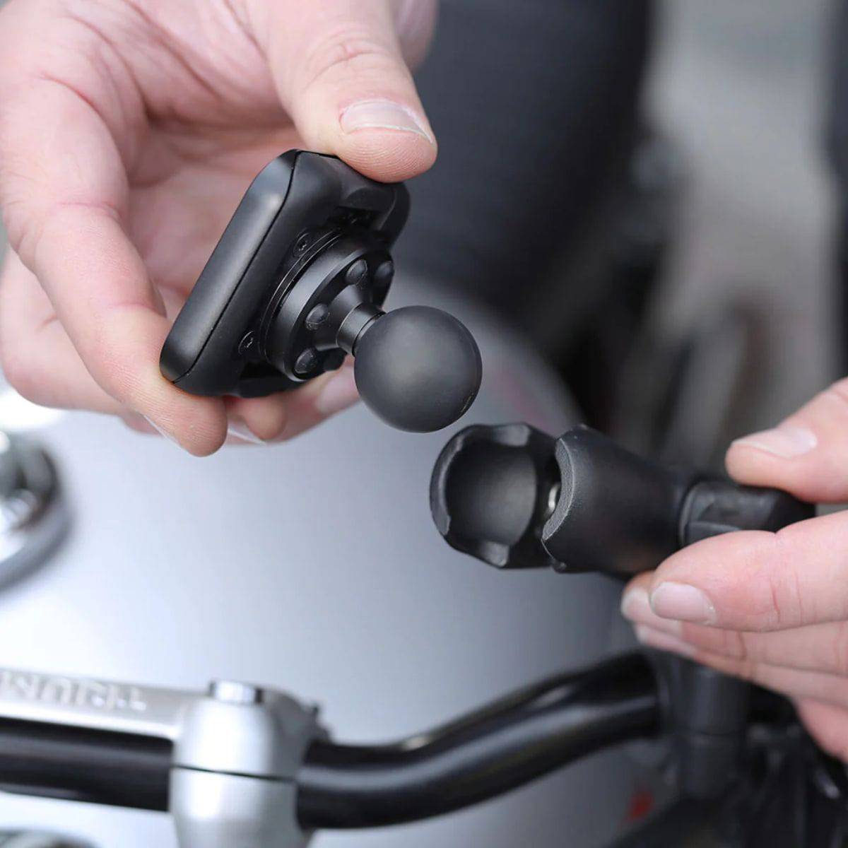 1 inch Ball Mount Adapter for Motorcycle - Locking - OutdoorTravelGear.com