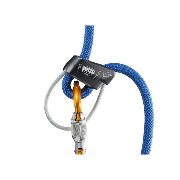 Verso - Compact, Lightweight Belay / Rappel Device - Grey - OutdoorTravelGear.com