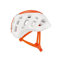 Sirocco Climbing & Mountaineering Helmet - White/Orange - OutdoorTravelGear.com