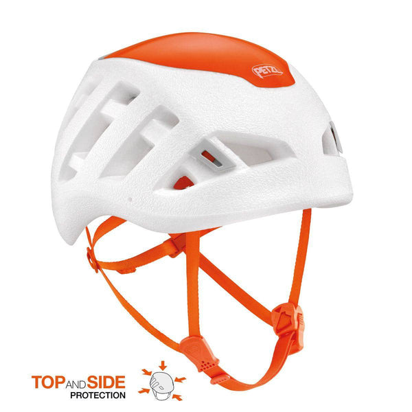 Sirocco Climbing & Mountaineering Helmet - White/Orange