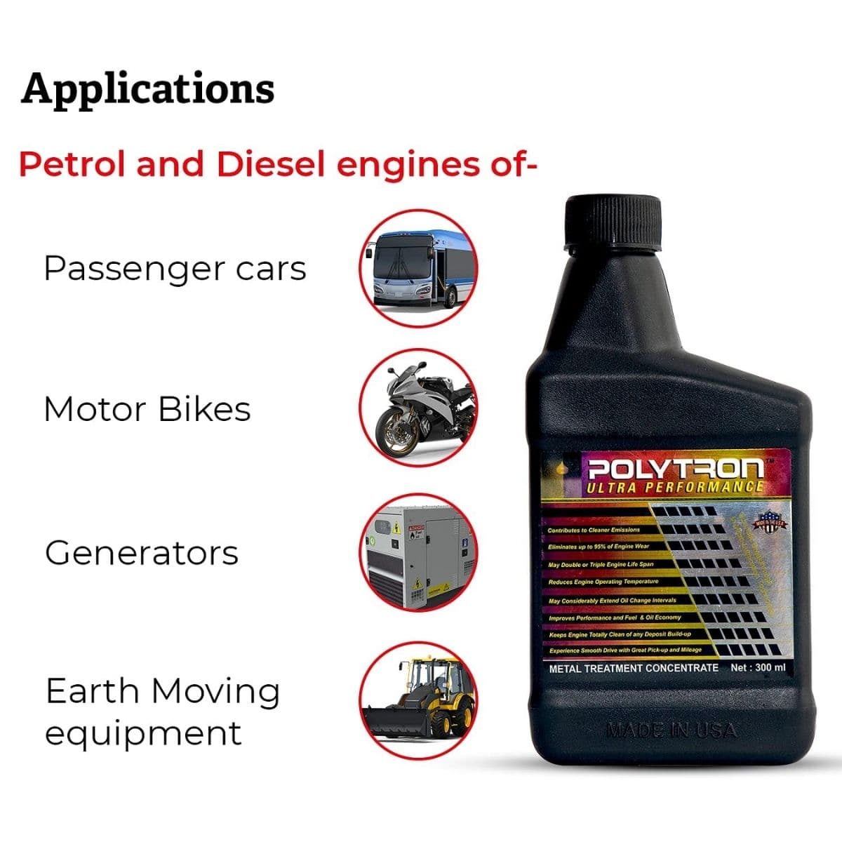 Metal Treatment Concentrate - Engine Oil Additive for Cars - OutdoorTravelGear.com