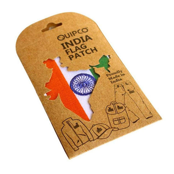 India Flag Patch - Embroidered Tricolour Flag of Bharat - OutdoorTravelGear.com