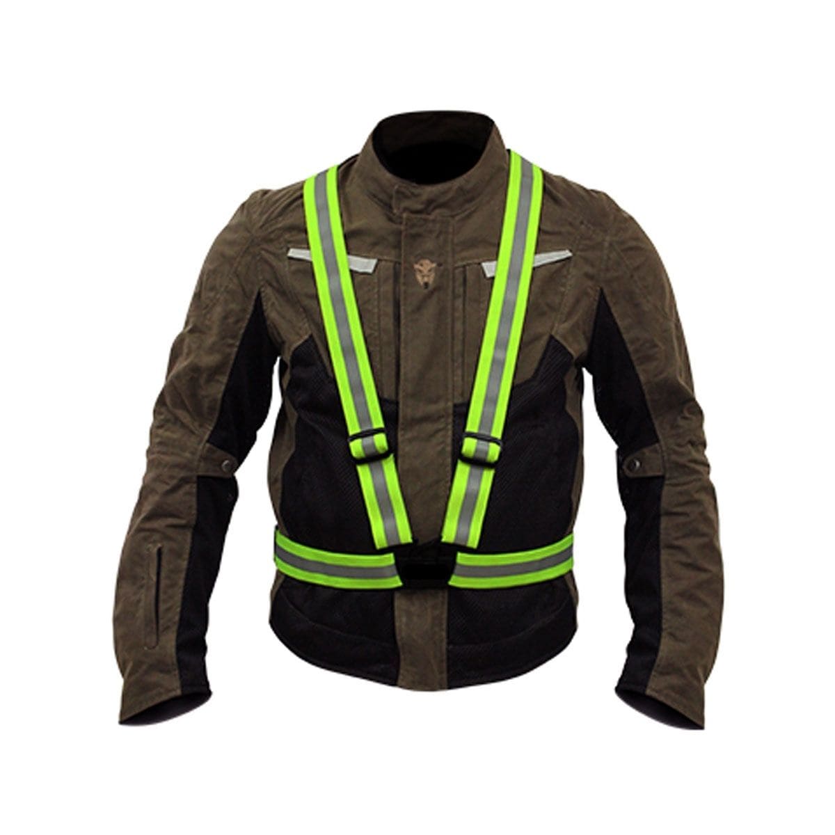 Flash Hi Viz Reflective Suspenders - Fluo Green - OutdoorTravelGear.com