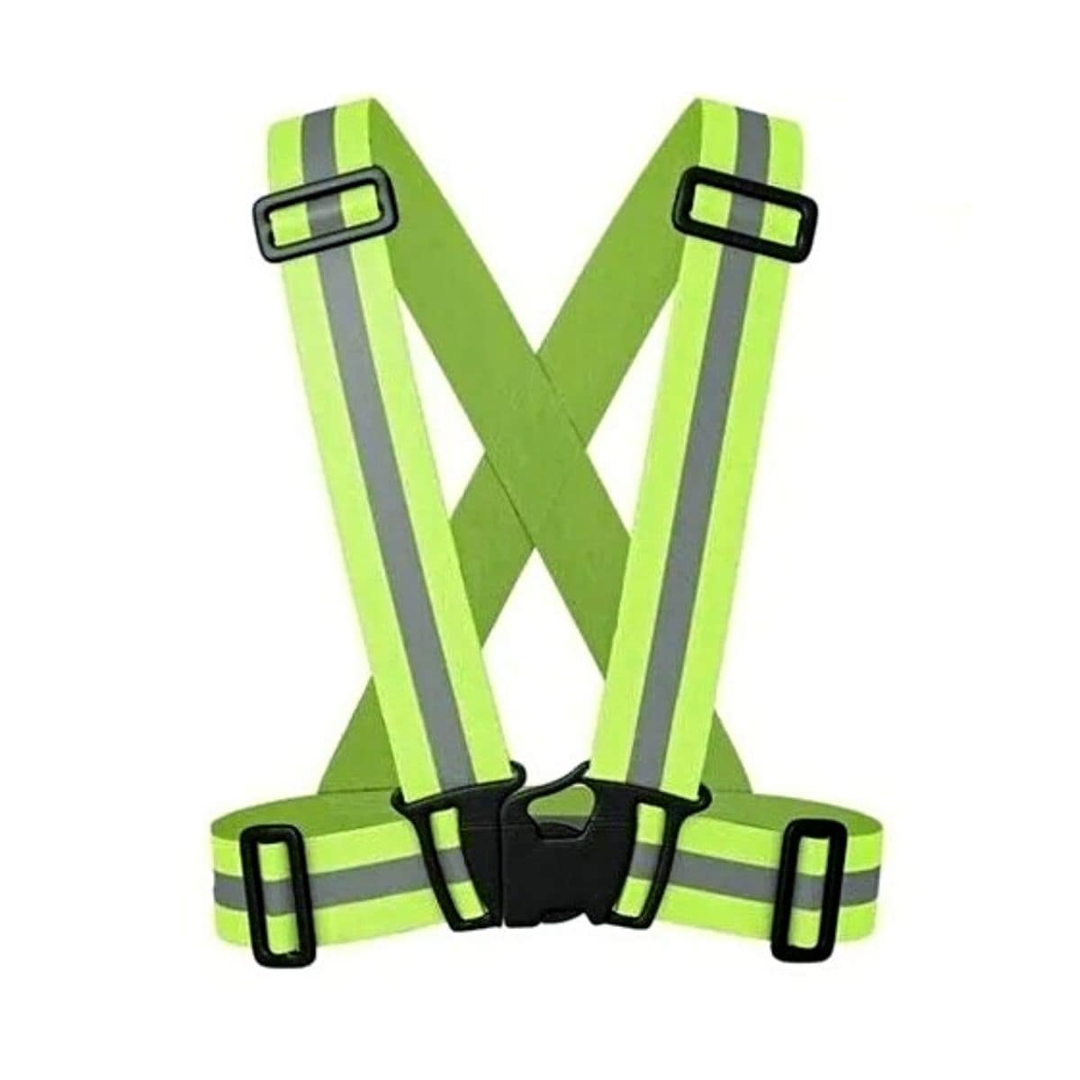 Flash Hi Viz Reflective Suspenders - Fluo Green - OutdoorTravelGear.com