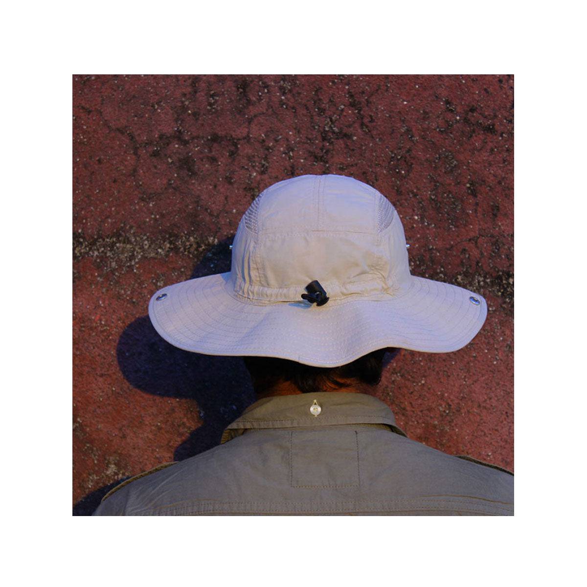 Commuter Anti UV Hat - Beige - OutdoorTravelGear.com