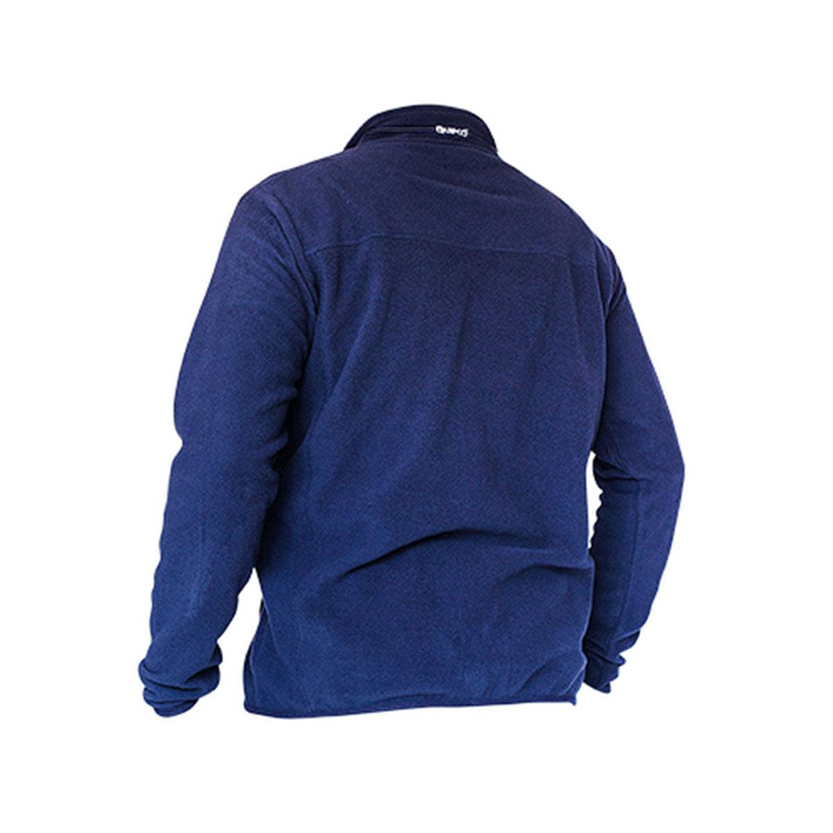 Tundra 100 Fleece Warm Winter Jacket - Navy Blue - OutdoorTravelGear.com