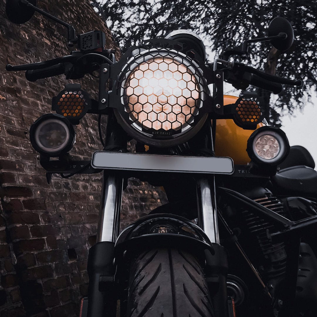 Headlight Grill for Triumph Scrambler 400x - OutdoorTravelGear.com