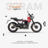 ADV TRIBE The Essential Combo Kit of 4 Accessories for Royal Enfield Scram 411