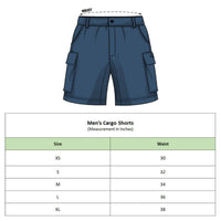 Men's Urban Outdoor Cargo Shorts - Indigo - OutdoorTravelGear.com