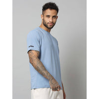 Men's Ultralight Athletic Half Sleeves T-Shirt - Dusk Blue - OutdoorTravelGear.com