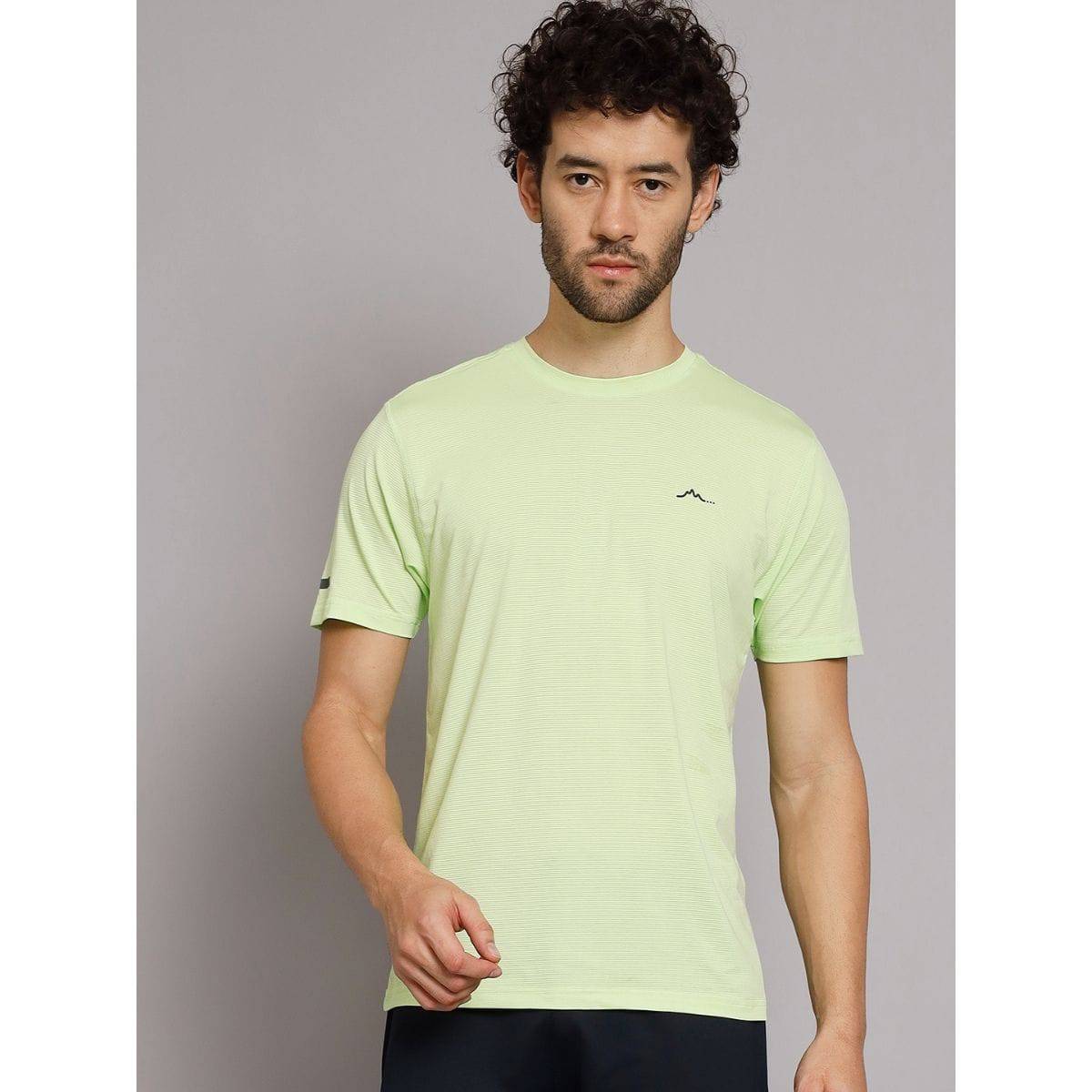 Men's Ultralight Athletic Half Sleeves T-Shirt - Lime - OutdoorTravelGear.com