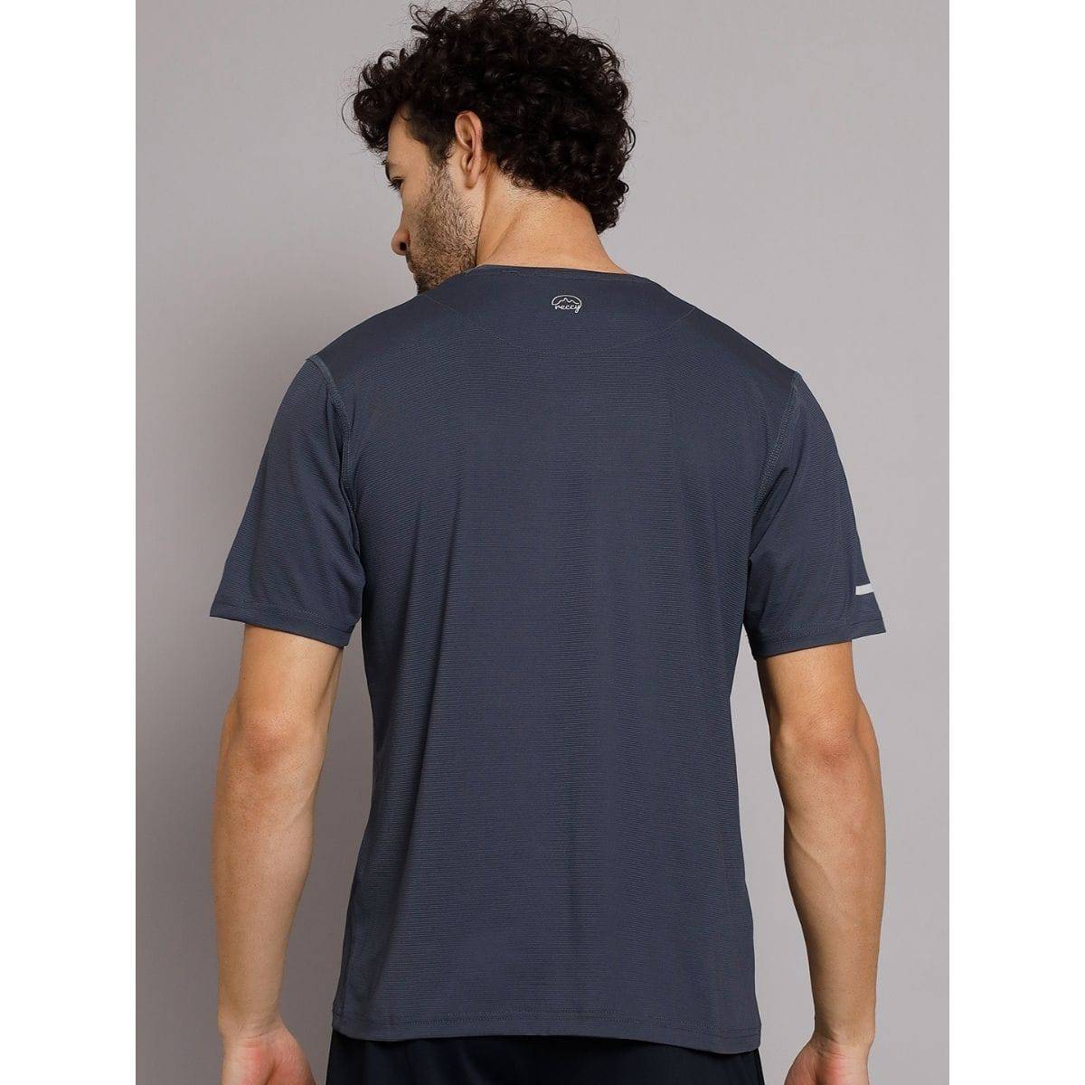 Men's Ultralight Athletic Half Sleeves T-Shirt - Metallic Gray - OutdoorTravelGear.com