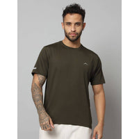 Men's Ultralight Athletic Half Sleeves T-Shirt - Olive - OutdoorTravelGear.com